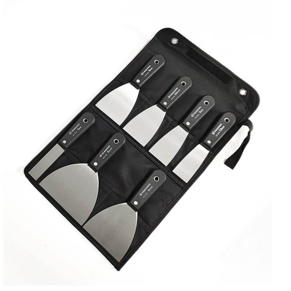 

7PCS Thickened Clean Putty Spatula 7 Sizes Paint Scraper Portable Wallpaper Putty Scraper 7PCS