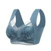 Popular Plus Size Lace Wire-Free Ice Silk Seamless Breathable Bra for Beautiful Back and Slimmer Look.