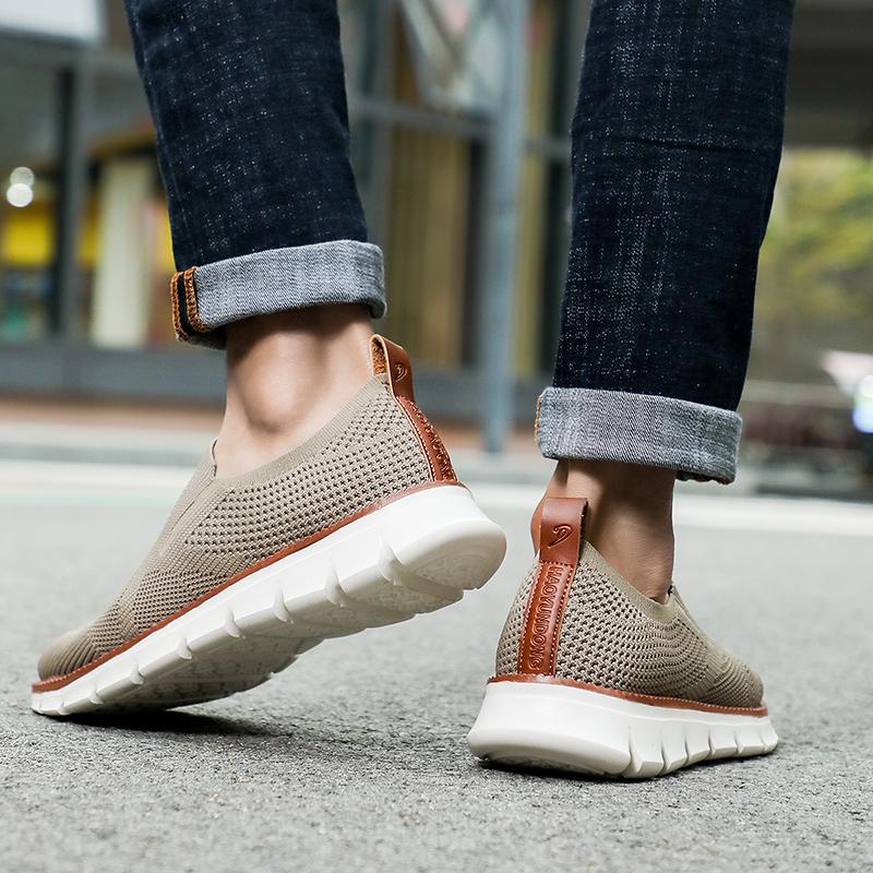 Outdoor Men's Sneakers Men Loafers Lightweight Summer Fashion Breathable Mesh Men Casual Shoes Men Trainer