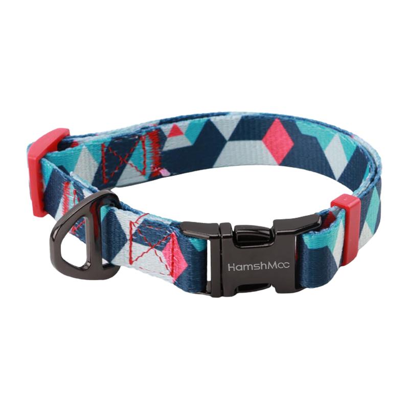 Dog Collar Adjustable Soft Nylon Pet Collar Heavy Duty With Metal Buckle For Small Medium Large Dogs Walking Outdoor