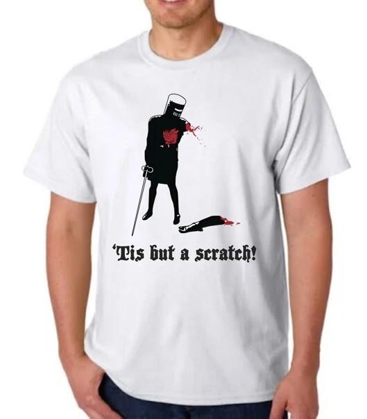 HOLY  GRAIL  DARK  KNIGHT  CLEESE Unisex T-Shirt L