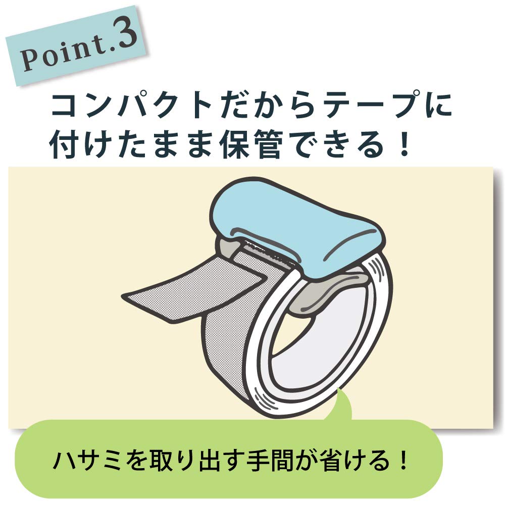 KOKUYO Masking Tape Calcut Clip for Pastel 2 Cutter, Type, 20-25mm width, Yellow, pieces, T-SM401LYX2