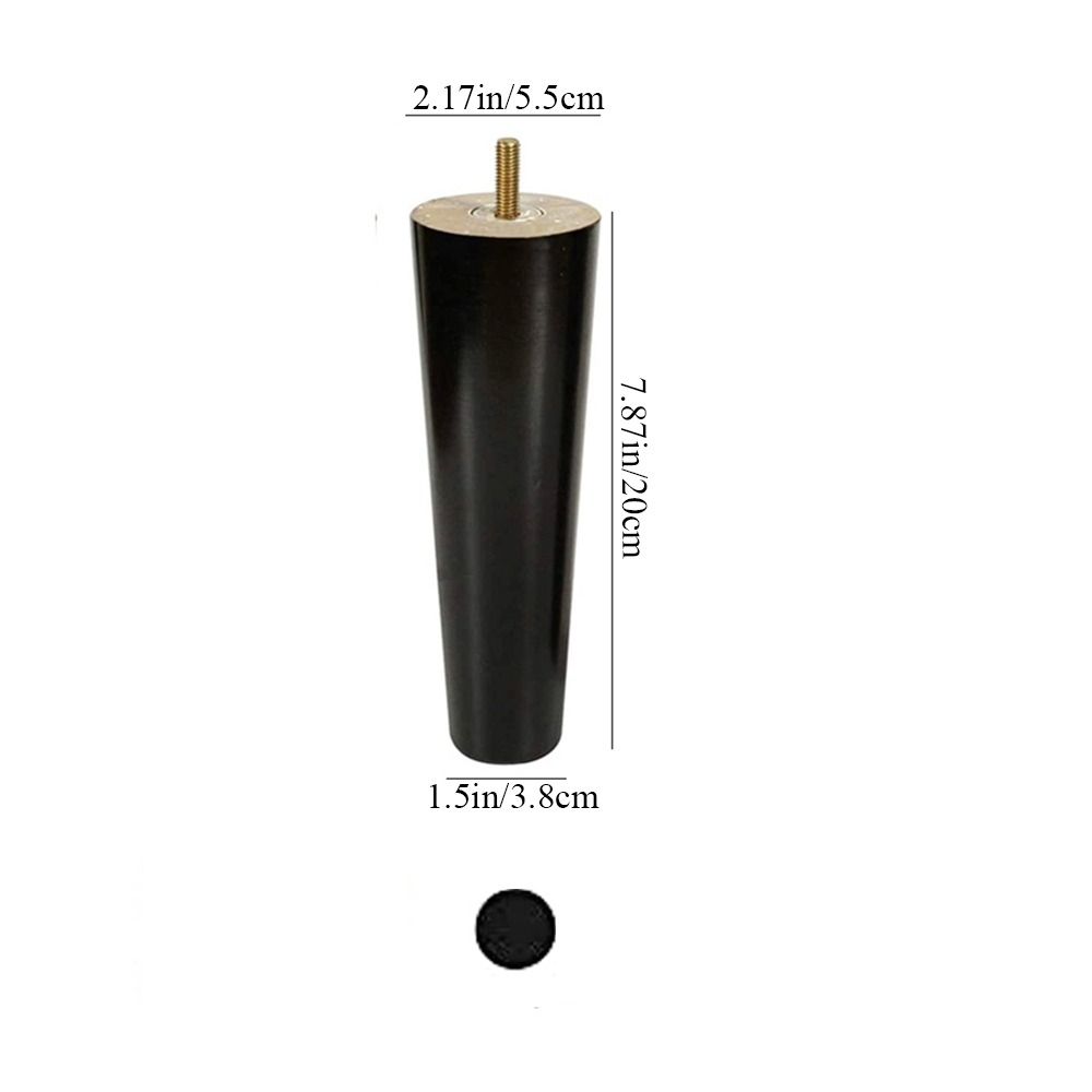 Conical Durable Replacement TV Cabinet Chair Sofa Leg Furniture Leg Table Feet for Coffee Table