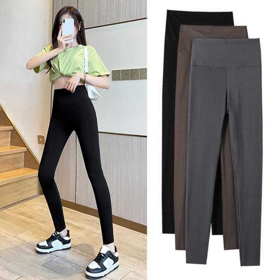 Yousheng High Waist Yoga Pants Women Printed Waistband Elastic Tight Fit Leggings Sports Style Shark Yoga Leggings