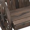 Vidaxl 2-Seater Adirondack Garden Chair, Solid Fir Wood