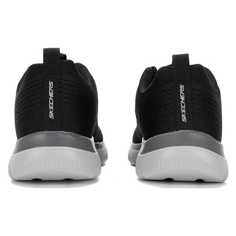 Skechers Summits Mesh Comfort Quotidiano Ammortizzante Resistente Basse Casual Scarpe Sneakers Uomo Nero 232395-BKCC