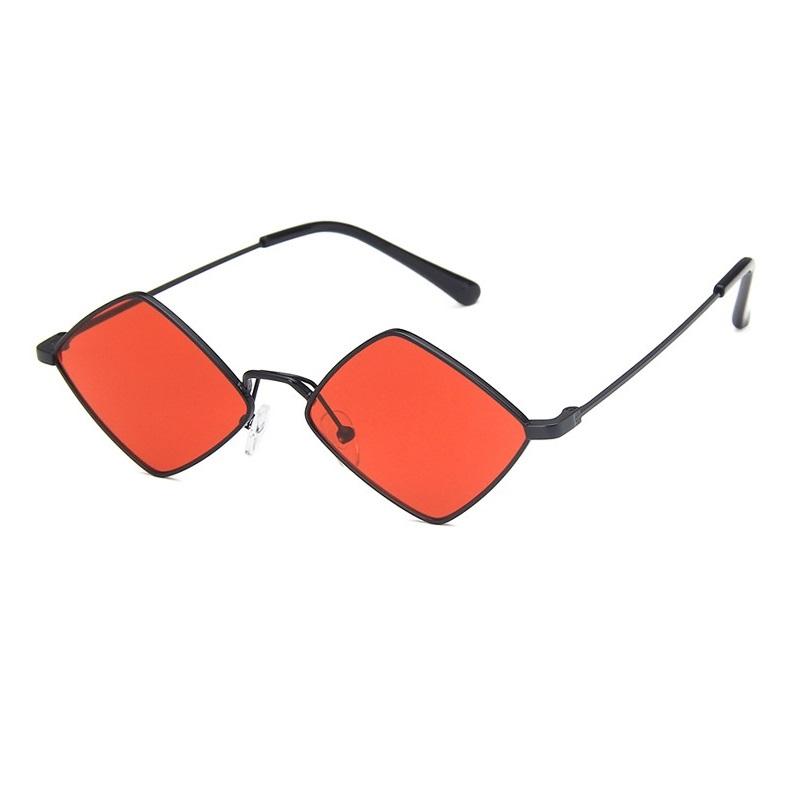 Trend Polygon Sunglasses Women Irregular Rhombus Vintage Alloy Small Frame Sun Glasses Men Shades Retro Sunglass Ladies Eyewear