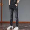 Spring 2023 Men's Slim Fit Trendy Jeans - Versatile Casual Trousers for Spring and Autumn