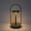 Cordless Table Lamp Lantern Portable LED Desk Lamp 3000mAh Battery Operated 3 Color Stepless Dimming for Camping Home Restaurant Bedroom Balcony