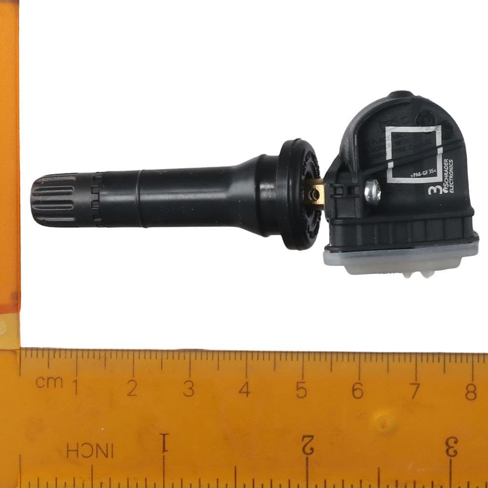 Qicarkey Reifendruckkontrollsystem Sensor, 13598772 13586335 Schwarzer Sensor Ersatz Autozubehörteil