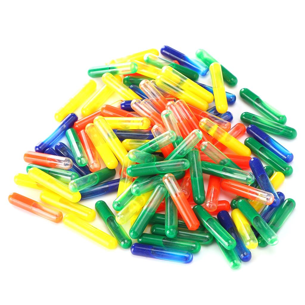 100pcs Multicolored Glass Aquarium Landscaping Ornament Fish Tank Landscaping Accessories