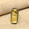 Astonishing Citrine Gemstone Handmade 925 Solid Sterling Silver Jewelry Ring For Her