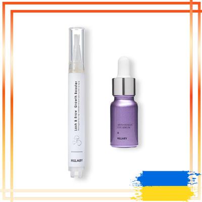 Wimpern- und Augenbrauenwachstumsserum + Revitalisierendes Augenserum