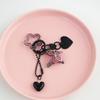 Porte-clés Pendentif Cœur Papillon Coloré Alliage Porte-clés Étoile Décoration de Sac Accessoire de Mode pour Femmes et Filles