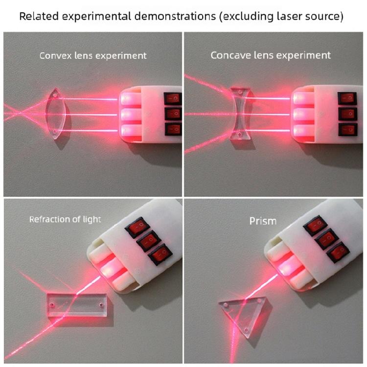 8Pcs Parallel Optics Demonstration Set Magnetic Lenses Lenses Educational Physics Optics Equipment For Teachers Students