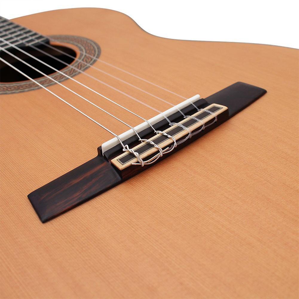 C104 Guitar Strings Acoustic Folk Guitar Brilliant Sound Quality Silver-plated Copper Alloy Wound Nylon Core Strings