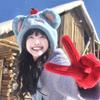 Koreansk Stil Ørebeskyttelse Hat Sød Plys Hue Mode Elefant Varm Hat Udendørs