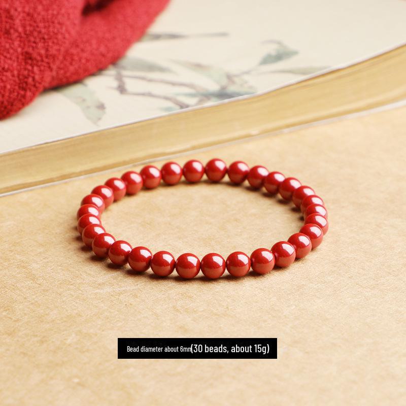 Bransoletka z koralików Cinnabar Imperial Sand w stylu unisex