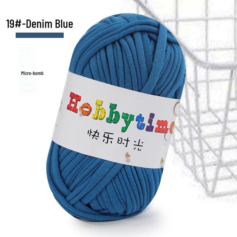 Cloth Strip Yarn DIY Crochet Kit: Handmade Bag, Knitting Material for Cushions, Carpets, and Dolls