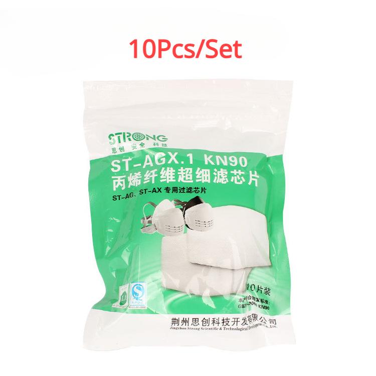 Dust-proof Half Mask Reusable Respiratory Mask Replaceable Filter Cotton Industrial Building Dust-proof Haze Safety Gas Mask