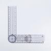 Transparent PVC Goniometer 6812: Orthopedic Protractor & Joint Measuring Ruler