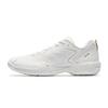 Synthetic Leather Fabric White Gold Pattern Professional Anti-Twist Badminton Shoes Shock Absorption Support Wear-Resistant 112634403-1