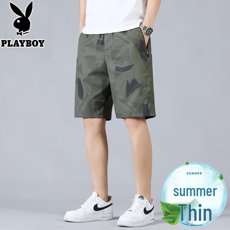 Playboy Men s Summer Cotton Casual Shorts XL