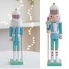Christmas Nutcrackers Ornament, Wood Christmas Nutcrackers Soldier Figures Standing Decorations for Christmas