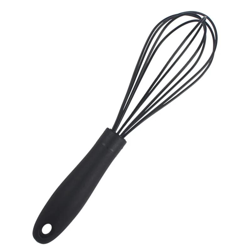 Silicone Wire Cooking Egg Beater Silicone Handheld High Quality Stainless Steel Wire Hig Temperature Resistant