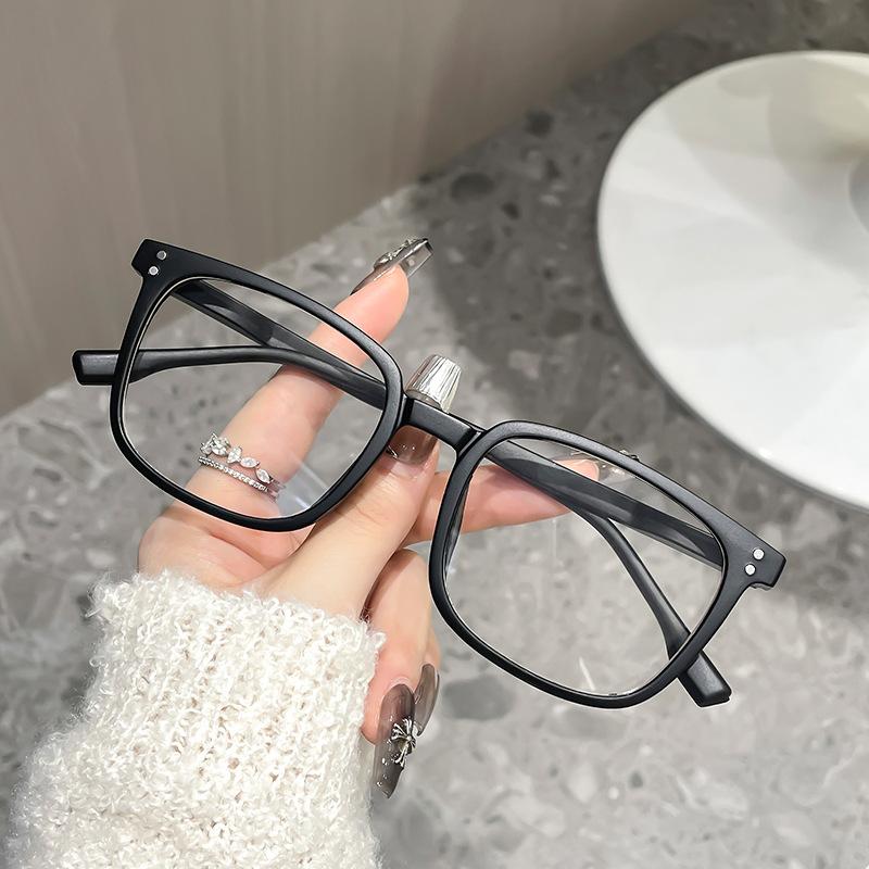 Customized Tr90 Elastic Elderly Spring Foot Glasses, Advanced Crystal Blue Reading Glasses, Simple And Ultra-Light Flower Glasses
