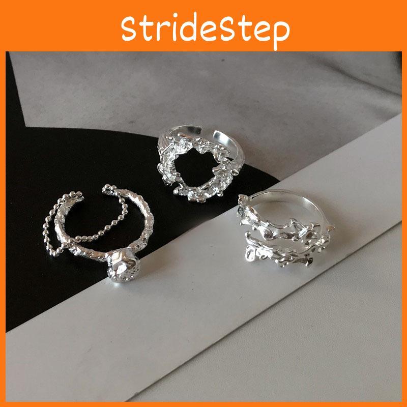 Stilvoller geometrischer Kupferring für Damen mit verstellbarem offenem Design und trendigen Elementen