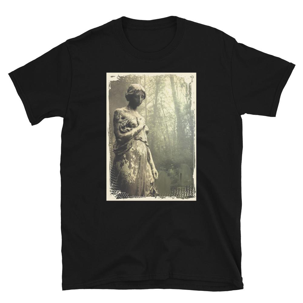 

Ethereal Enigma Occultinspire wbr/ d TShirt Hauntingly Beautiful Worn Marble Statue Unisex T-Shirt XXXXL