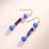 Chinese-style Retro Lantern-shaped Earrings with Luxurious and High-end Feel for Women. Flowing Fringes Long Earrings As An Accessory.