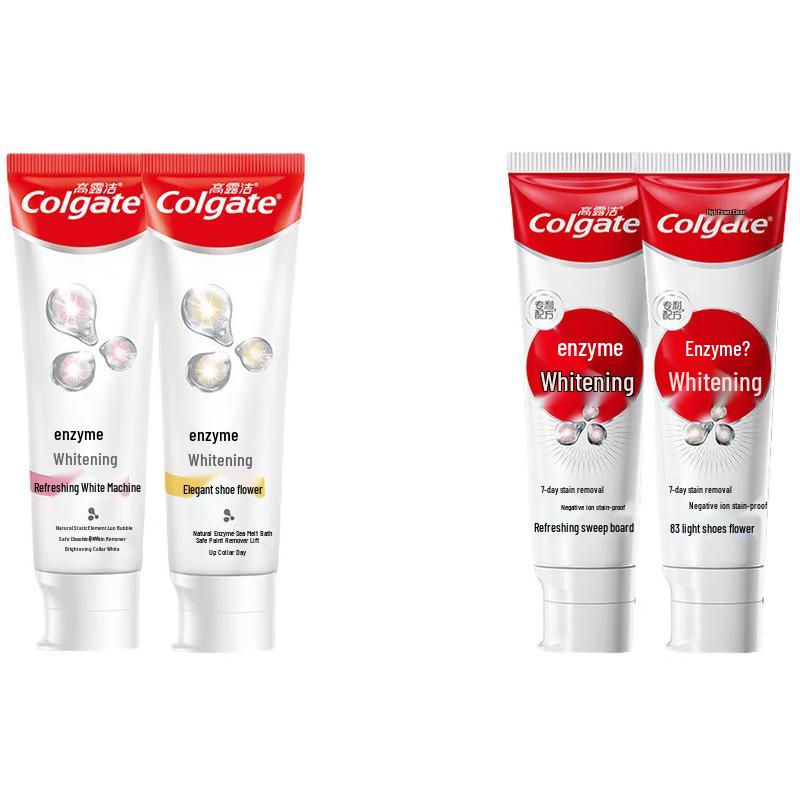 Colgate Enzyme Toothpaste - Brightening & Stain Removal, Elegant Osmanthus (5x120g)