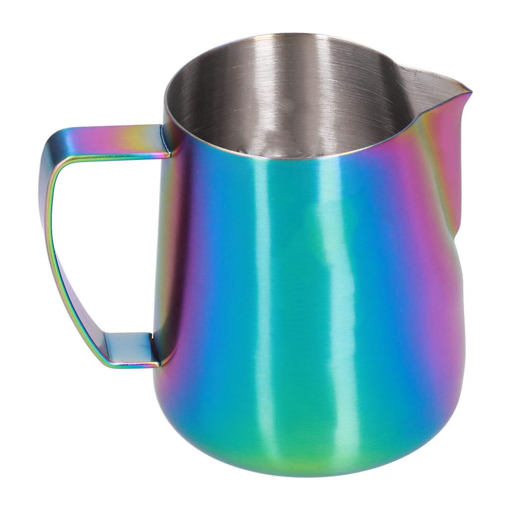 Milk Frothing Pitcher 304 Stainless Steel Milk Jugs Coffee Frothing Pitchers Latte Art Jug for Making Coffee400ml