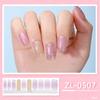 1 Sheet Nail Stickers Nail Strips Self-Adhesive DIY Nail Art Perfect for Nail Enthusiasts and Professional Manicurists