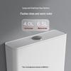 JOMOO Dual-Flush Squat Toilet Set with Slim Water Tank