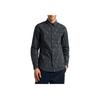 Armani Exchange FW24 Slim Fit Logo Letter Print Long Sleeve Shirt Men shirts Gray 6DZC06-ZN5DZ-55JX