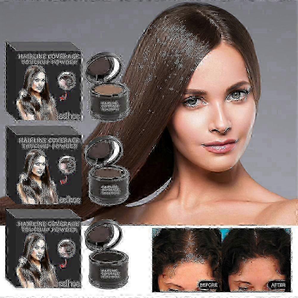 Eelhoe Waterproof Hair Line Powder Set Makeups Natural Fluffy Thin Hairline