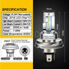 Ruiandsion P45T H5 R2 LED Bulb White 6V-24V 6V 12V