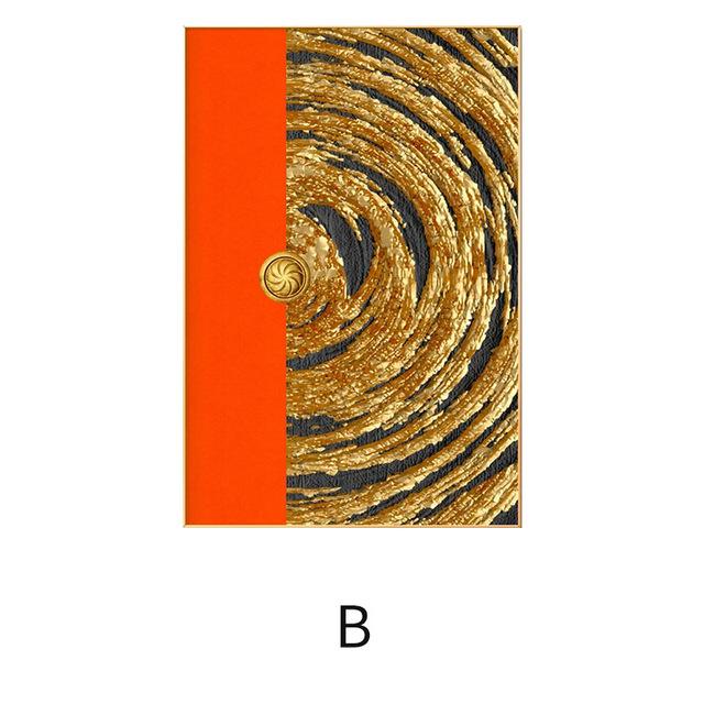 Modern Nordic Light Luxury Style Decorative Posters Abstract Gold Foil Art Canvas Painting for Home Living Room Wall Retro Photo