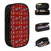 Cute Dogs Mans Cartoon Pencil Case Pencilcases Pen Holder for Girls Boys Large Storage Pencil Bags Office Gift Stationery