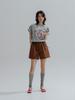 Aenhacheu Side Lace Nylon Shorts_Brown