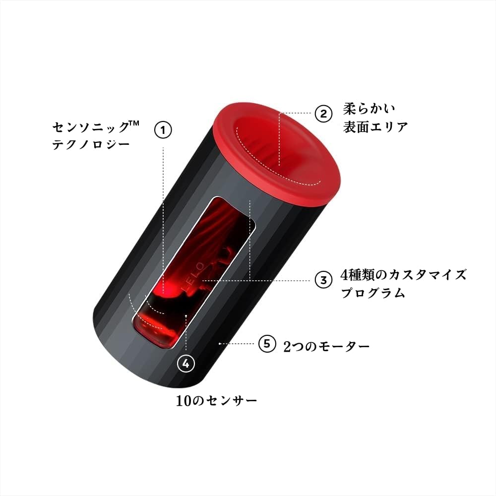 LELO F1S V2 Suction Male Masturbator Male Masturbator with 4 Different Vibration Patterns High Stimulation Piston Machine for Men Male Sex Toys Male
