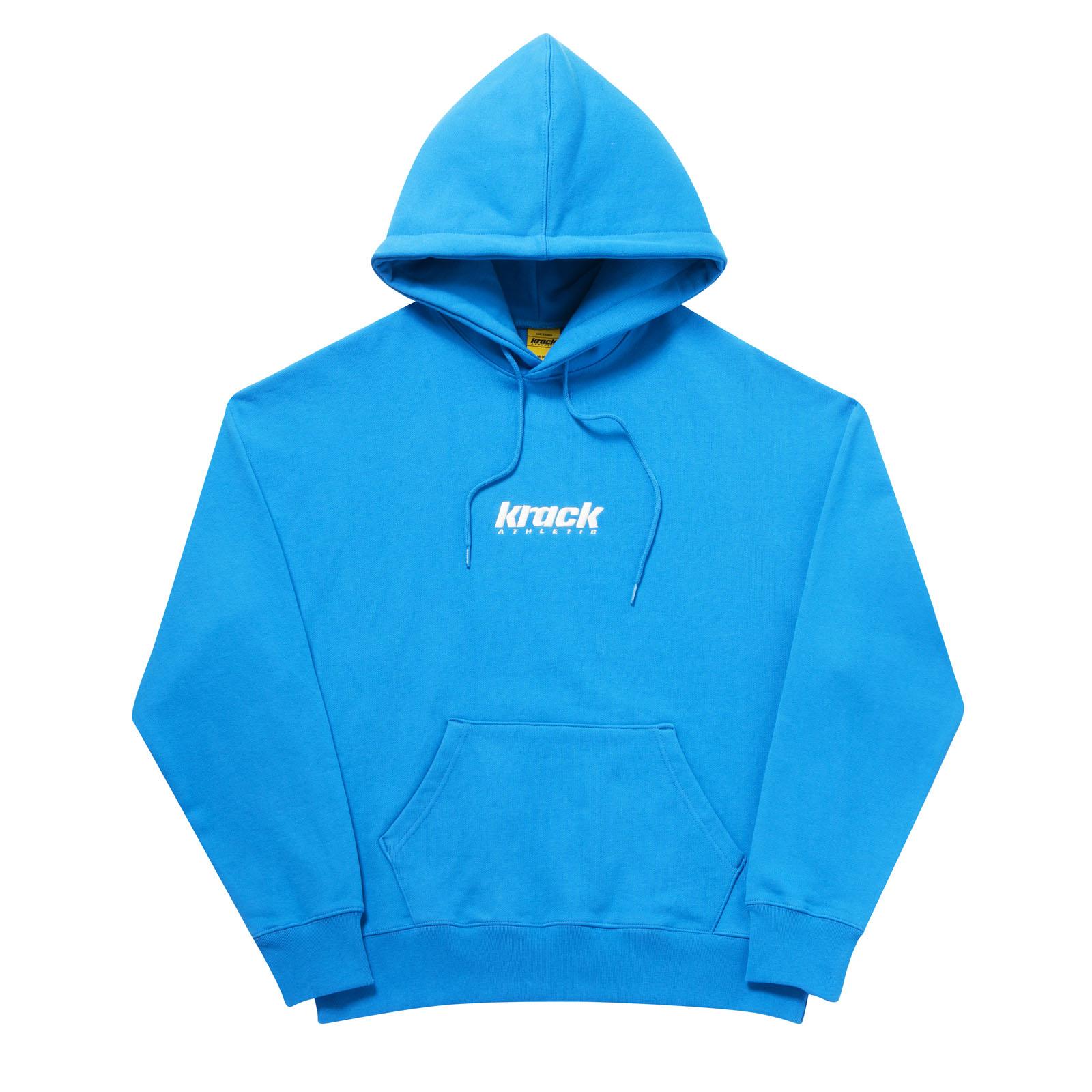 Худи с базовым логотипом Crack Athletic Синий Blue/L
