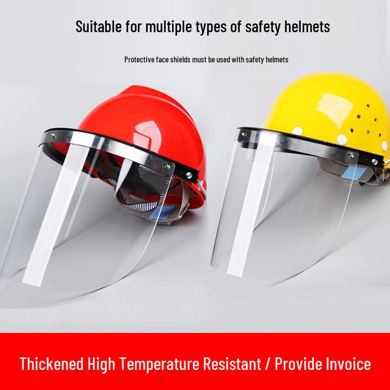 Safety Helmet Protective Visor Set