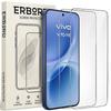 2x Tempered Glass for Vivo V70 FE, ERBORD 9H Hard Glass, Glass
