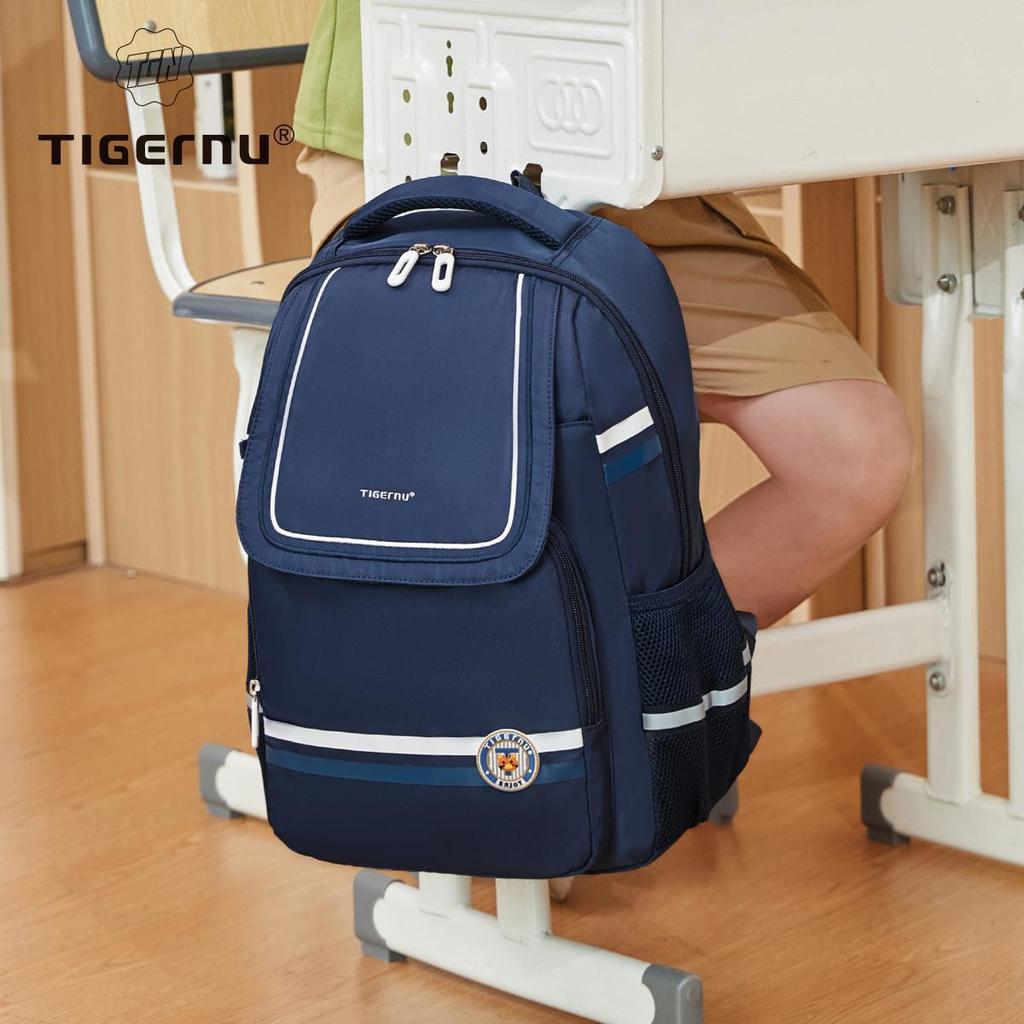 Tigernu Teenager Schoolbags Boys Girls Light Weight Backpack With Separate Pencil Pouch Large Daily Cartoon Bag Student Mochila