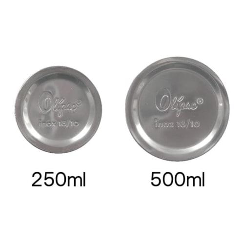 OLIPAC 18-10 Stainless Steel Olive Oil Bottle, 500ml