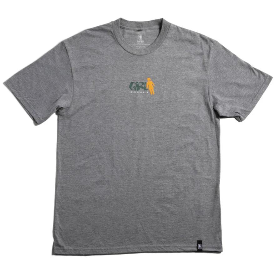 Girl Skateboards Sloppy OG Skate Tee Grey S